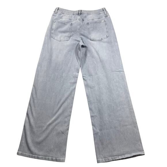 Halara Flex Denim Crossover Jeans S NWT Light Wash - Picture 4 of 4